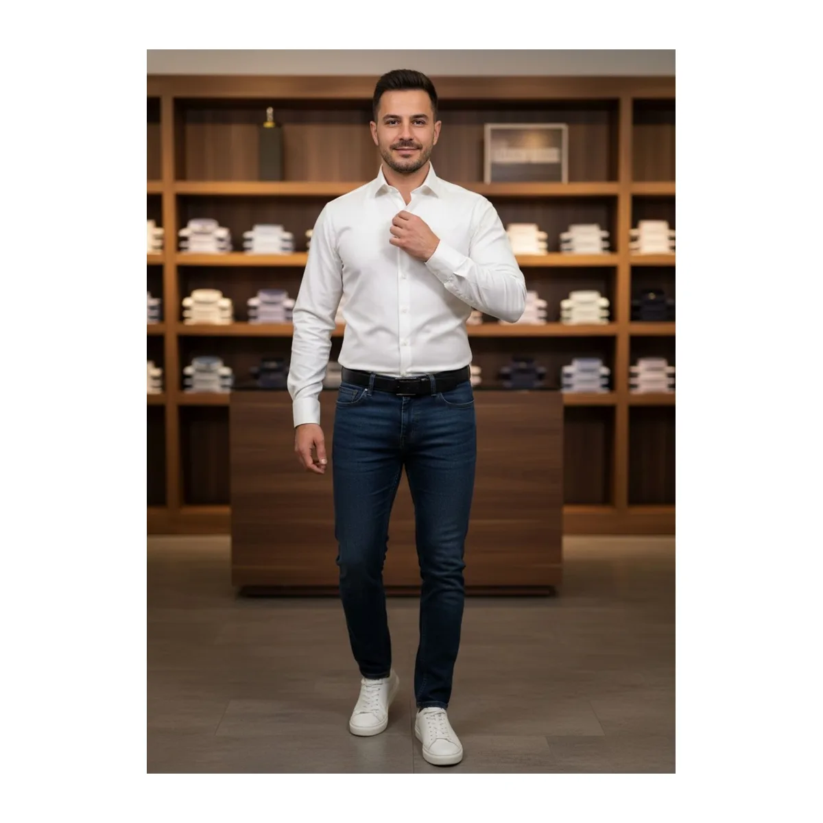 Erkek %100 Pamuk Gömlek (DNF08/V1)