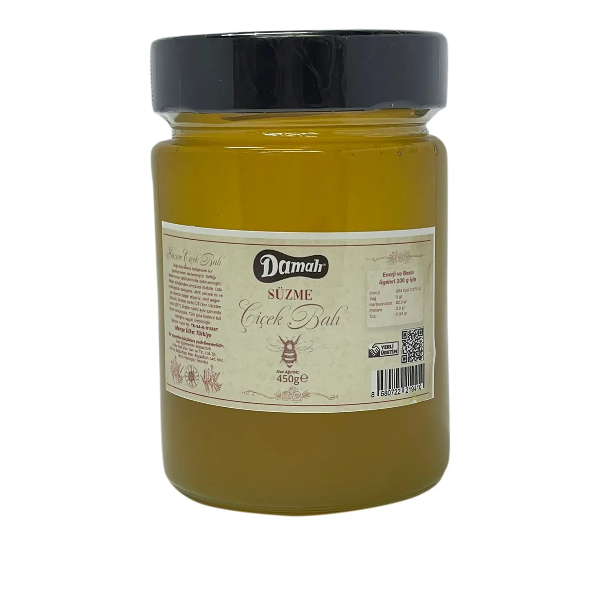Çiçek Balı — Ham Bal (450 g) | Akarsu Çiftlik