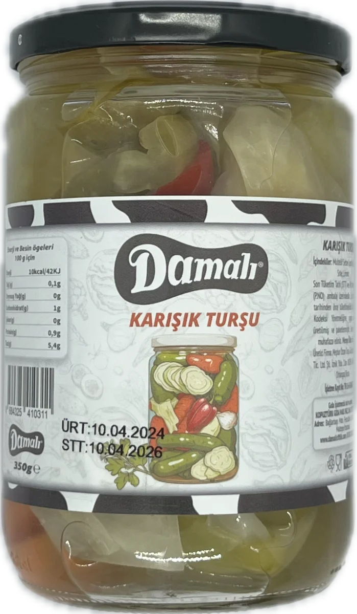 Karışık Fermente Turşu (300 g) | Akarsu Çiftlik