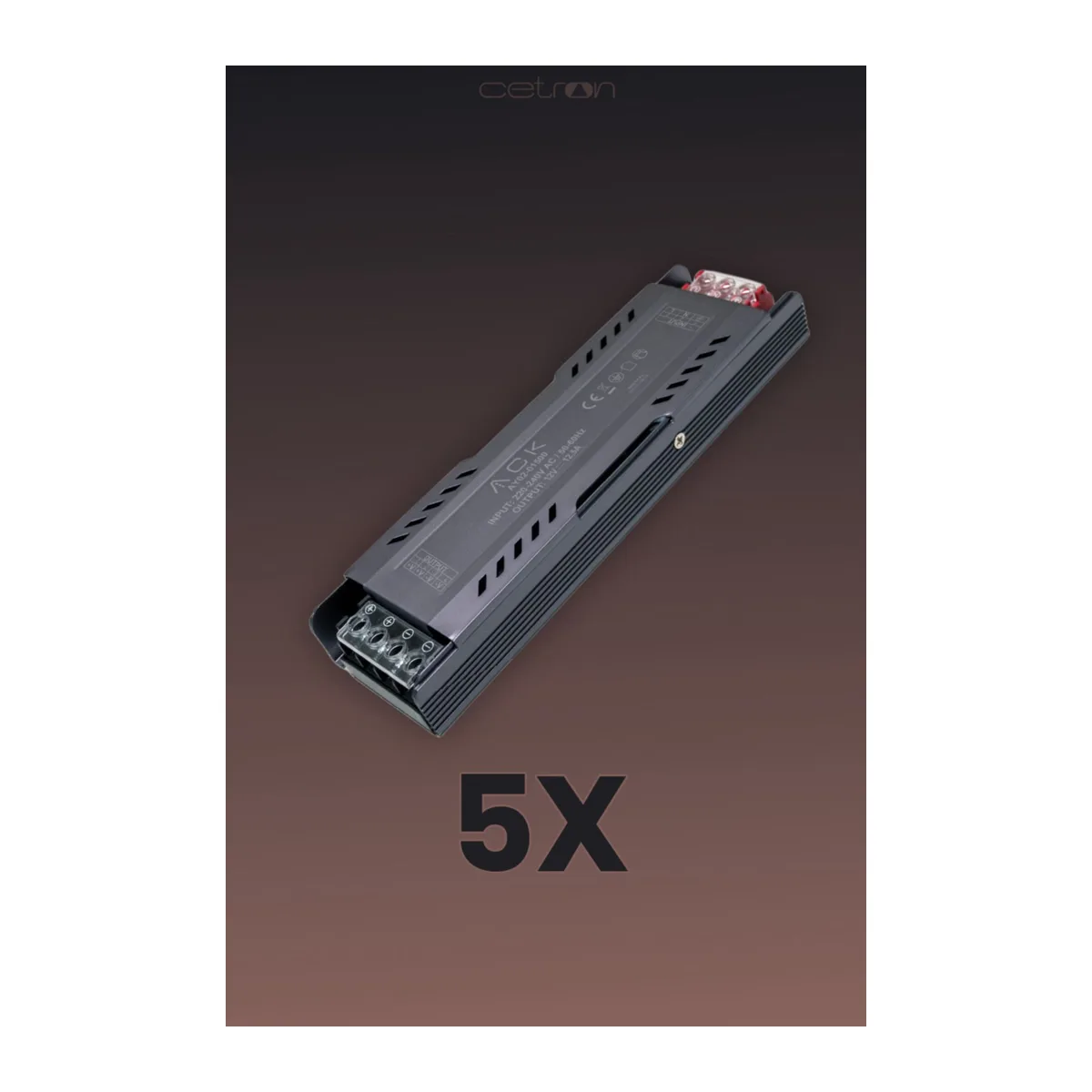 12V 16,5 Amper LED Trafo 5 Adet