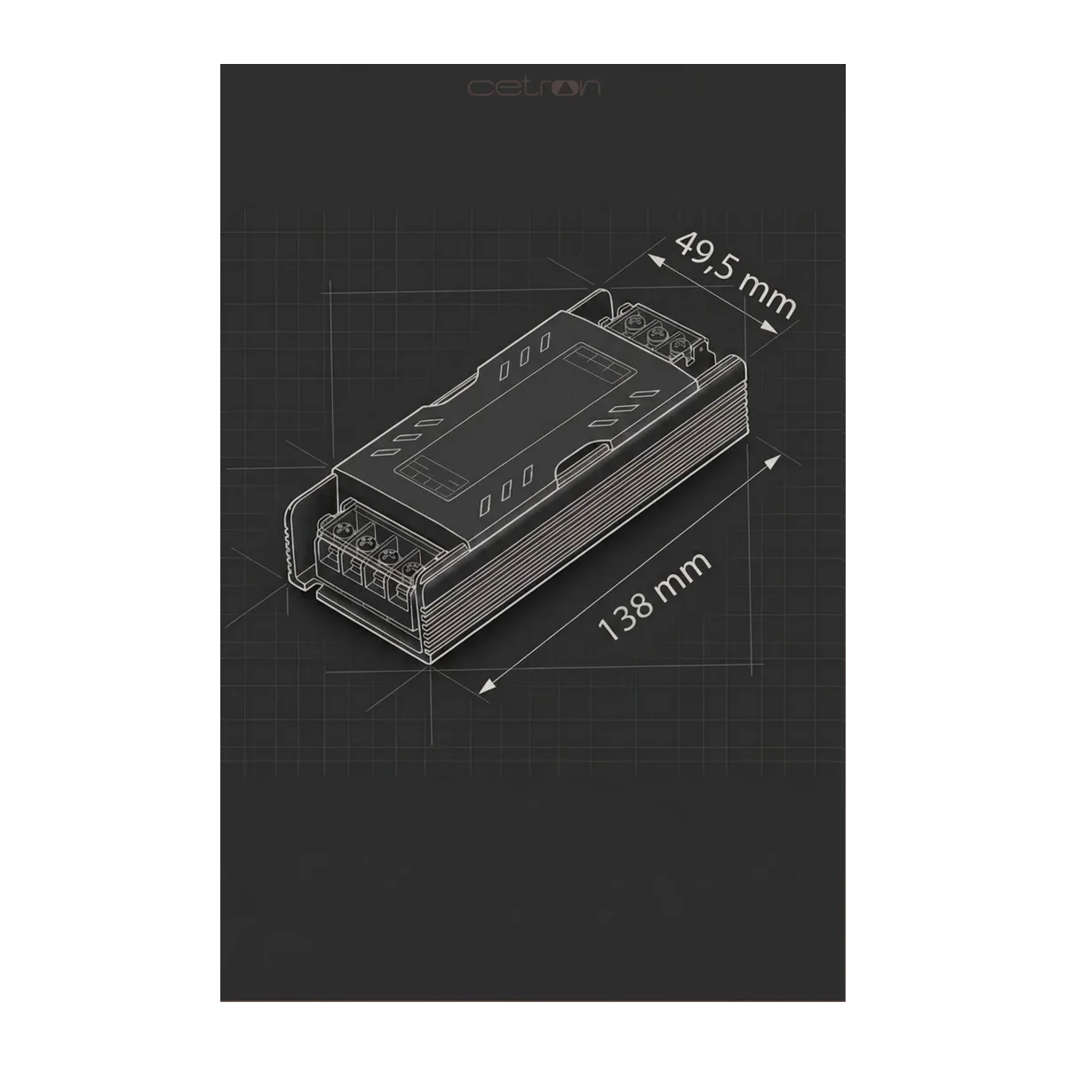 12V 10 Amper LED Trafo 5 Adet - Görsel 2