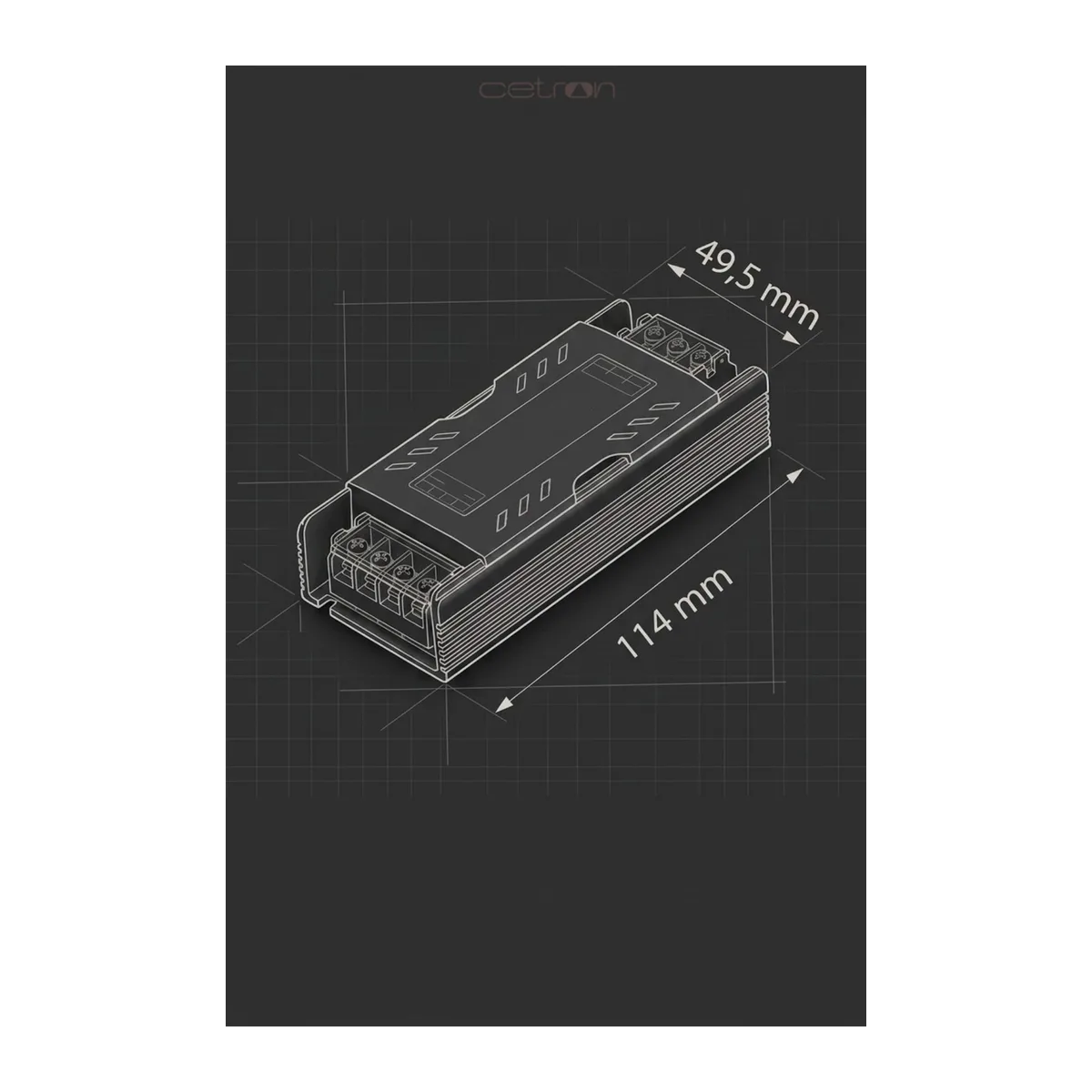 12V 5 Amper LED Trafo - Görsel 2