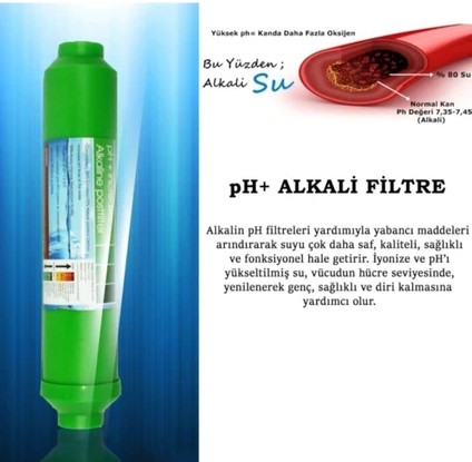 Dişli YEŞİL PH+Alkali FİLTRE - Görsel 4