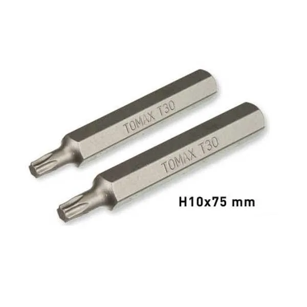 TOMAX Torx Otom0tiv Bits Uç H10 T20X75 mm 8 Adet