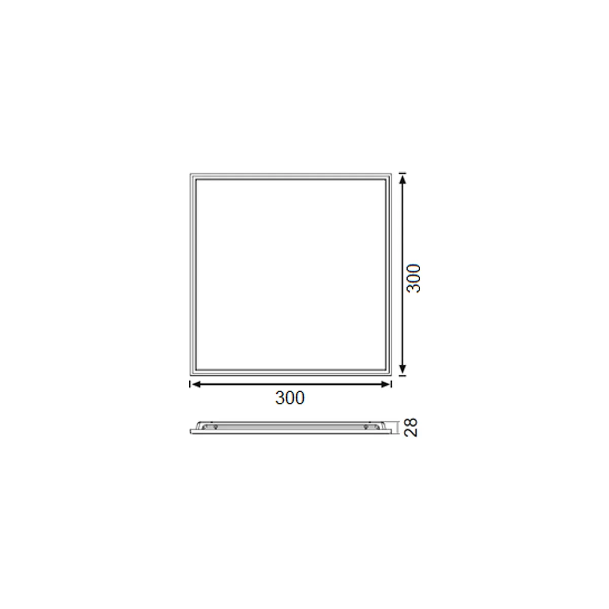 JK3031 Backlight LED Panel Clip-In (4000K) - Görsel 2
