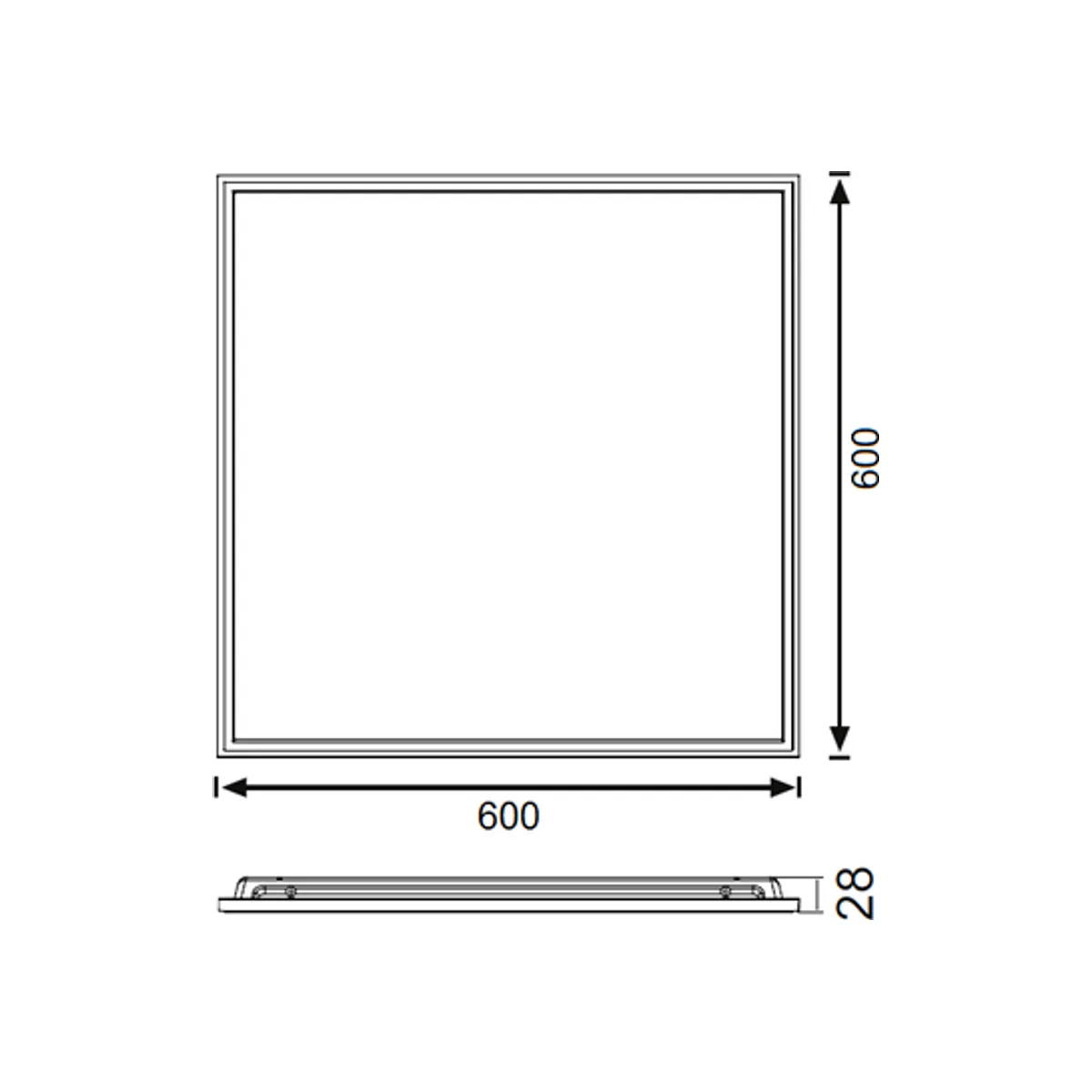 Backlight LED Panel (4000K) - Görsel 2