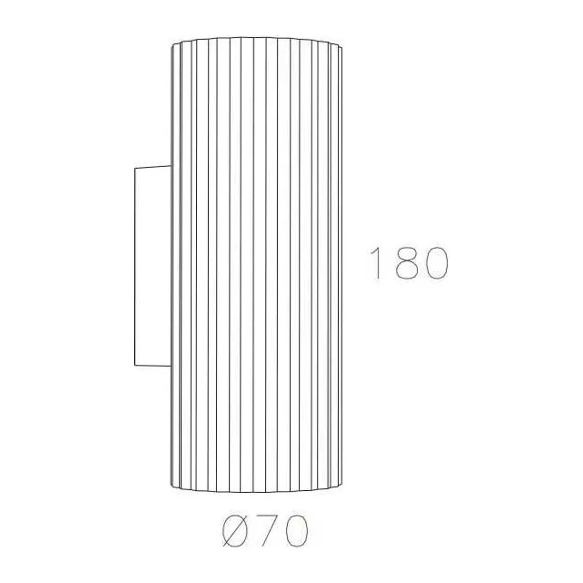 EV602 A Altın 2xGU10 Duvar Aplik - Görsel 2