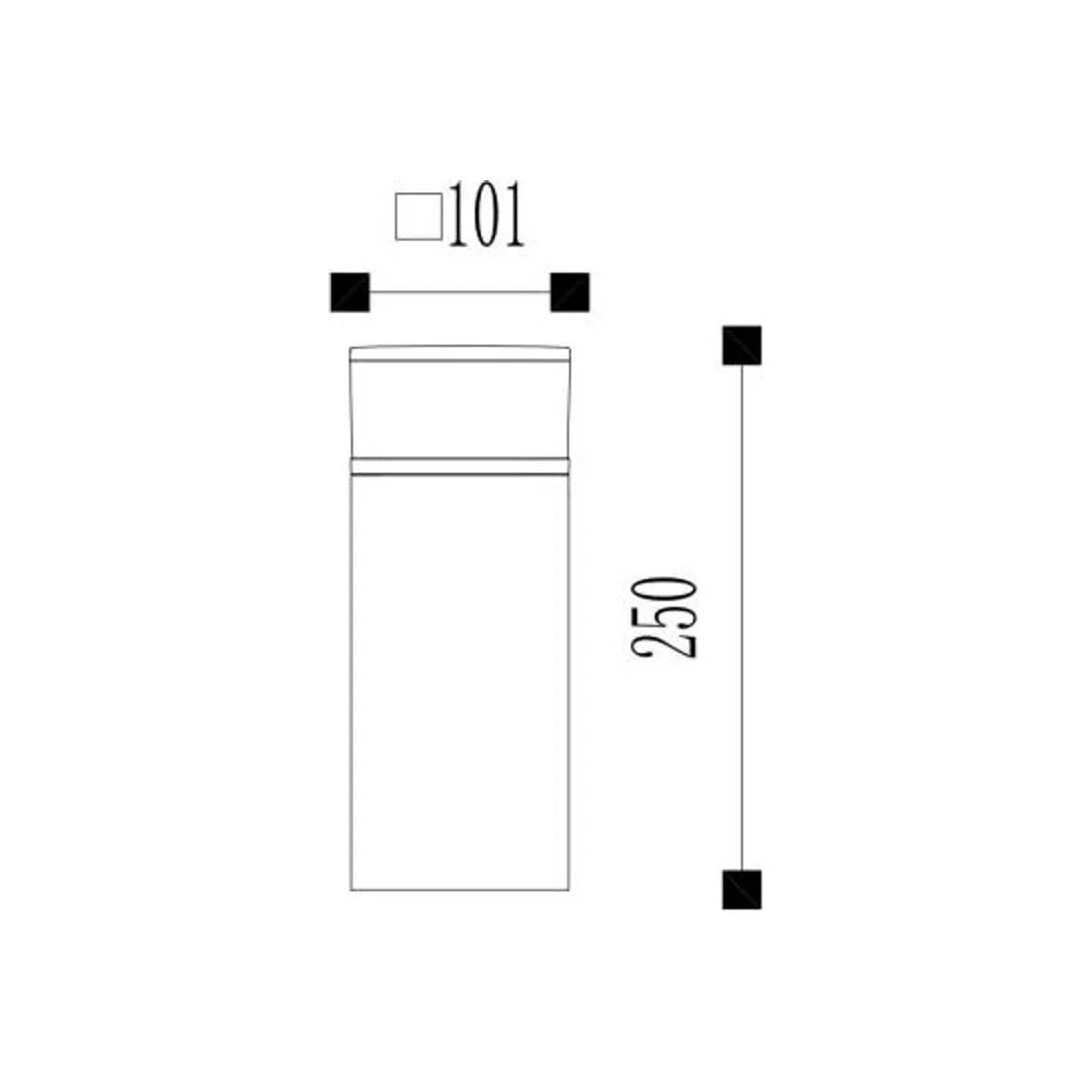 LG910 | Jupiter Premium | Dış Mekan Bollard Aydınlatma Armatürleri