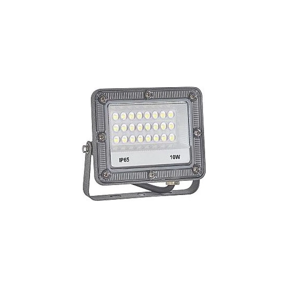 LP501 B 10W Lensli Metalik Gri Led Projektör 6500K
