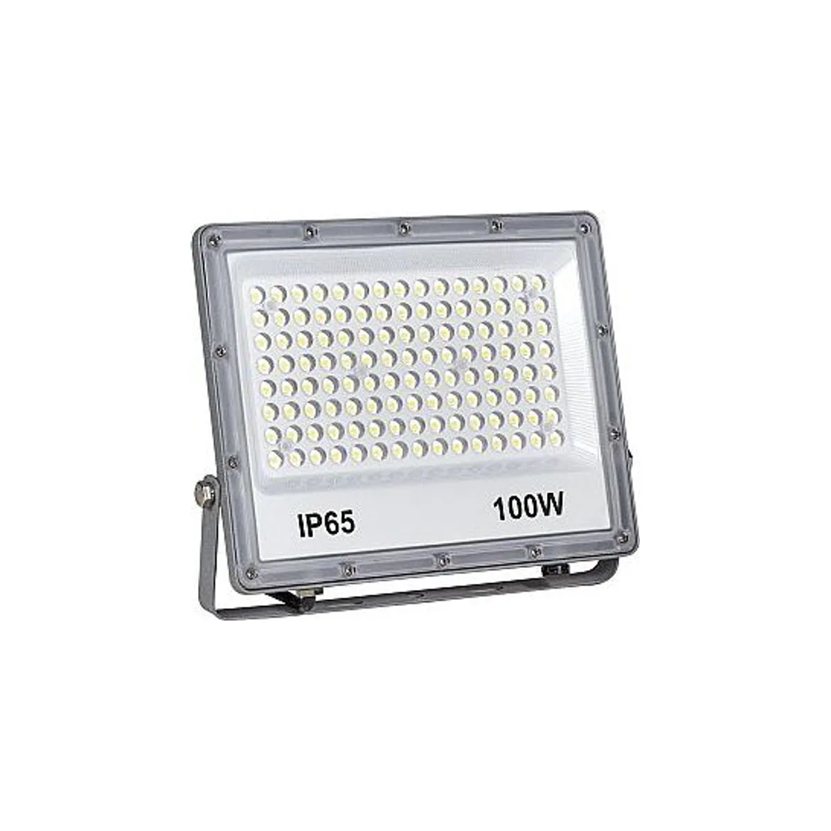 LP504 S 100W Lensli Metalik Gri Led Projektör 3000K