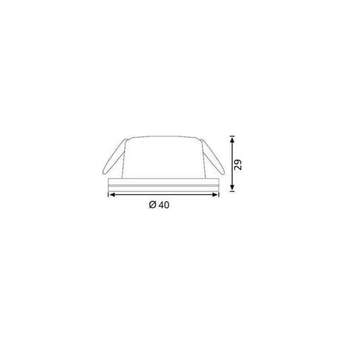 LS968 AL Alüminyum 3W LED Spot (6500K) - Görsel 2