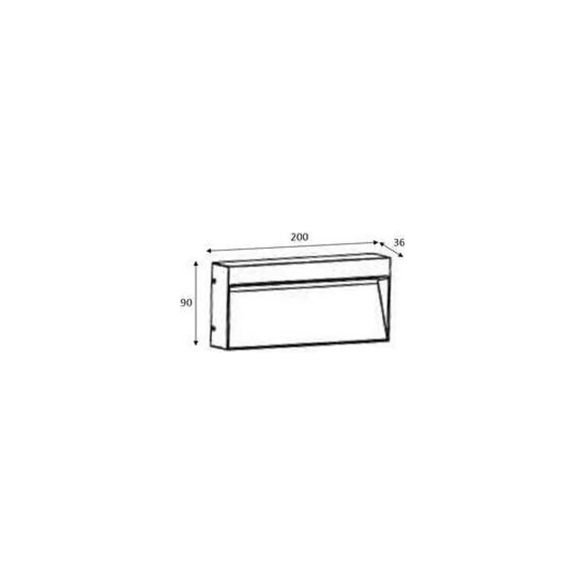 LW987 LED Bahçe Aplik (3000K) - Görsel 3