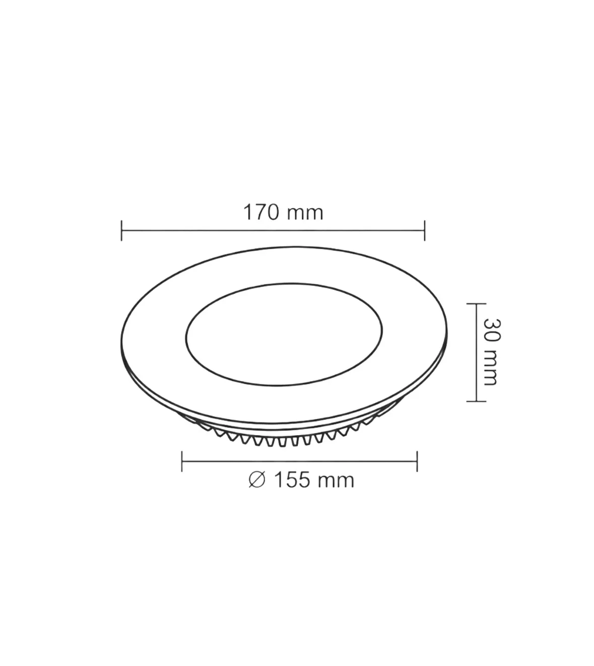 12W Sıva Altı Led Panel 4000K - Görsel 2