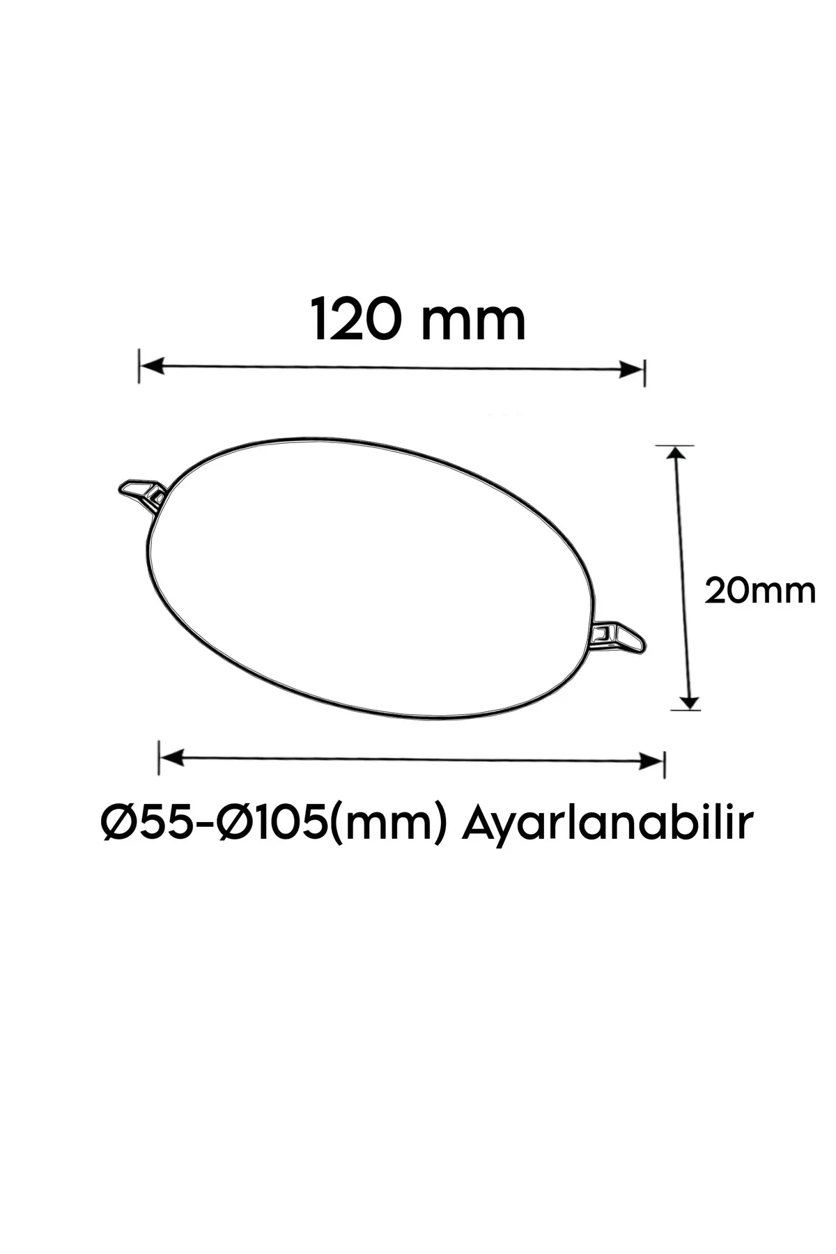 Ayarlı LED Panel 18W Gün Işığı - Görsel 3