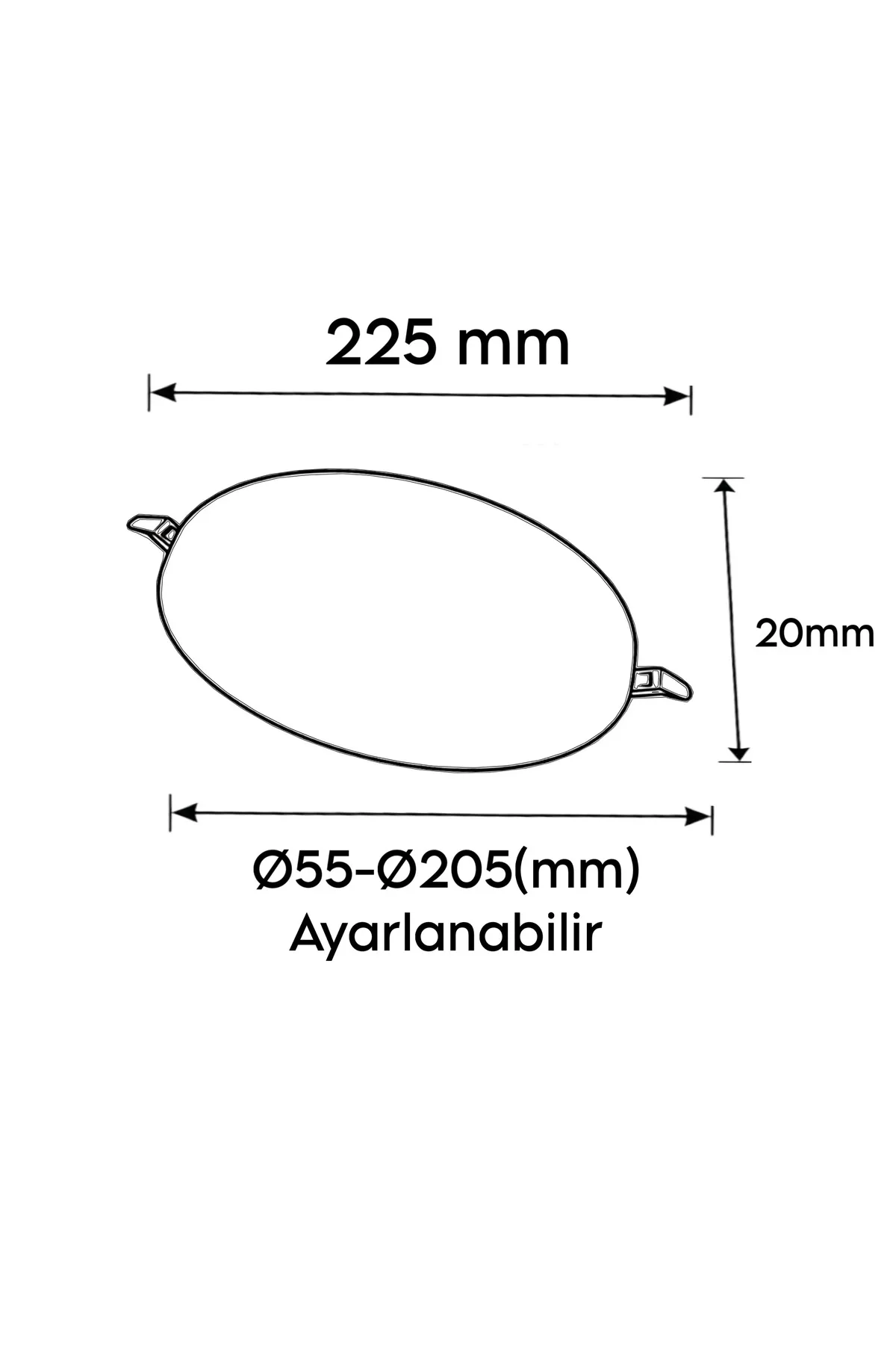 Ayarlı LED Panel 36W Beyaz - Görsel 3