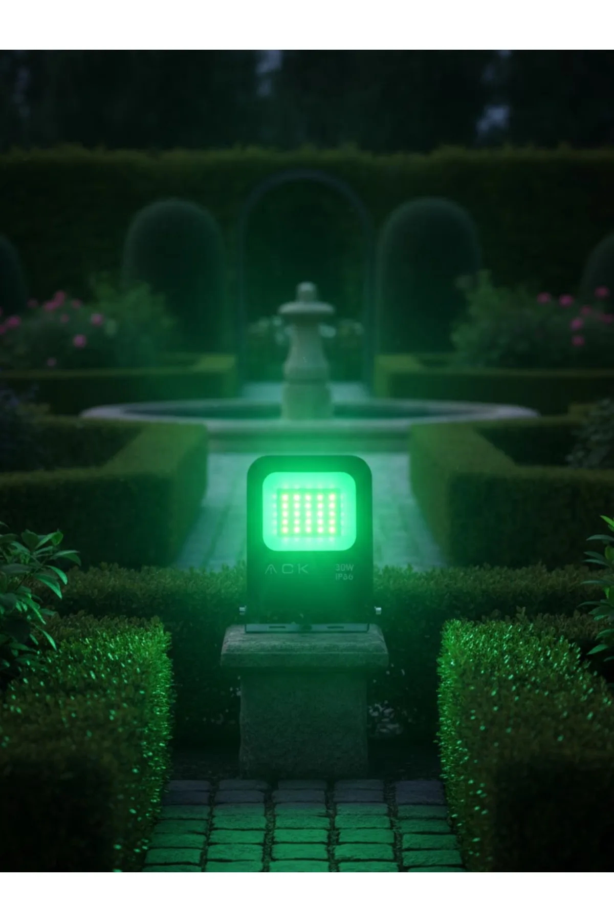 30W LED Projektör Yeşil - Görsel 3