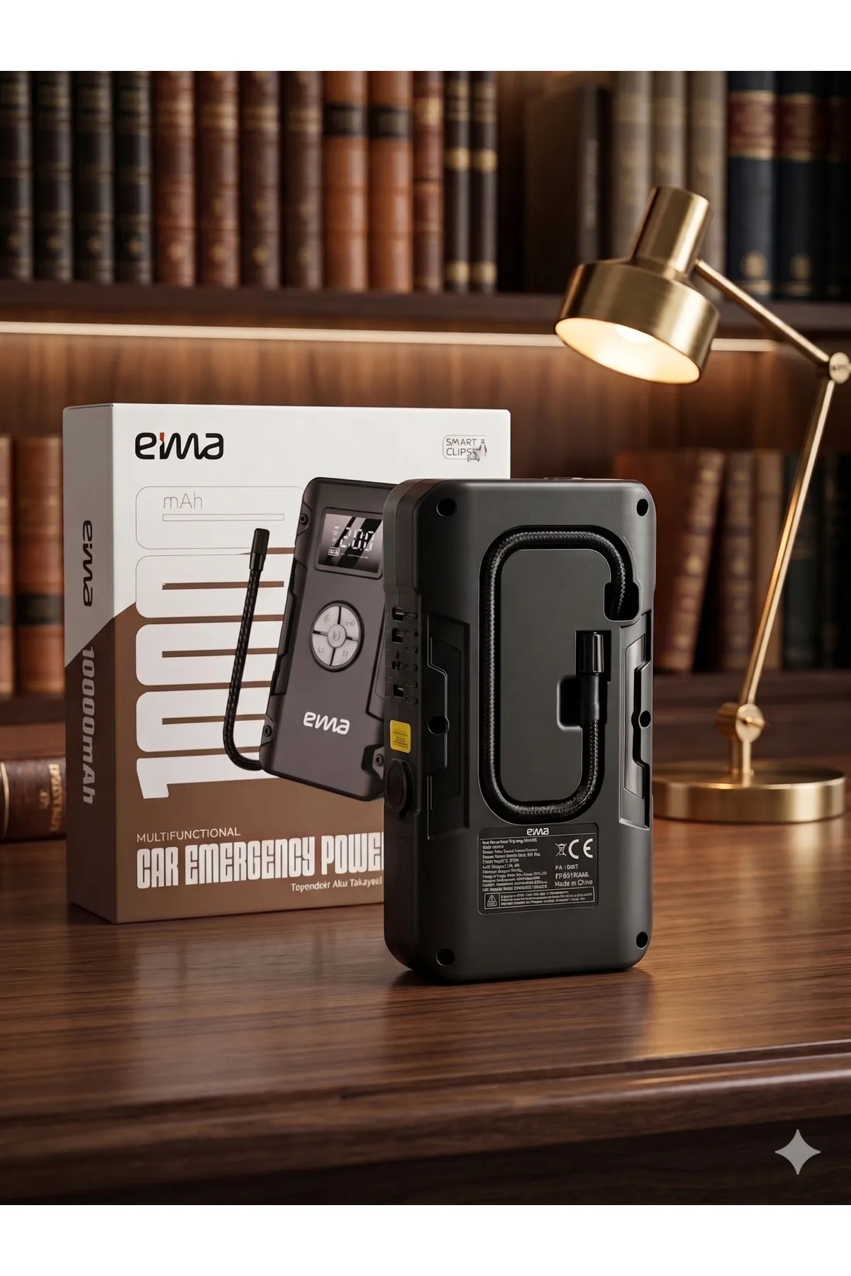 EAP-1 Taşınabilir Acil Durum Güç Kaynağı - Powerbank & Hava Kompresörü & Akü Takviye Seti - Görsel 2