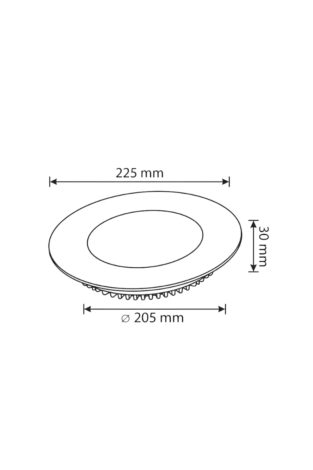 18W LED PANEL 6500K 10 ADET - Görsel 2