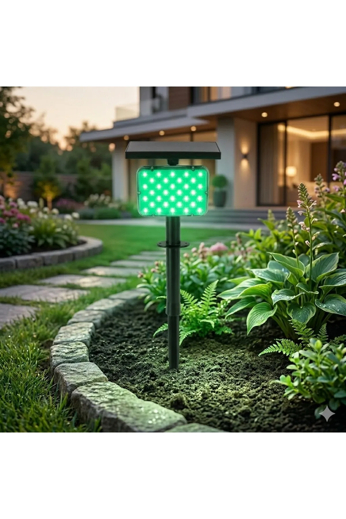 Solar LED Çim Armatürü - Görsel 2