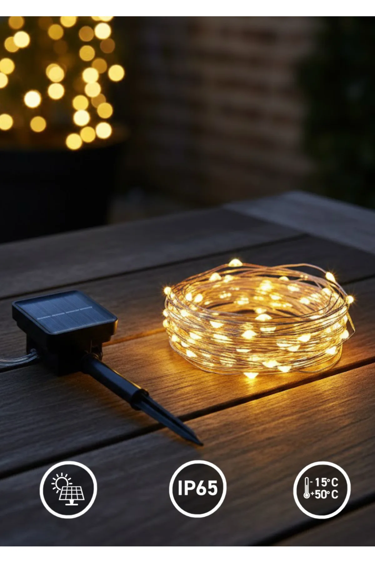 Led Solar Süsleme Işığı - Görsel 2