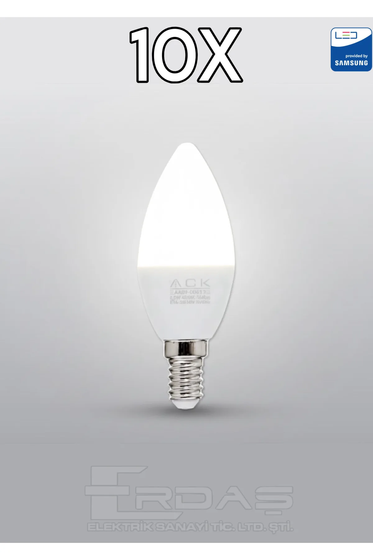 Mum LED Ampul 7W E14 4000K 10 Adet - Görsel 2