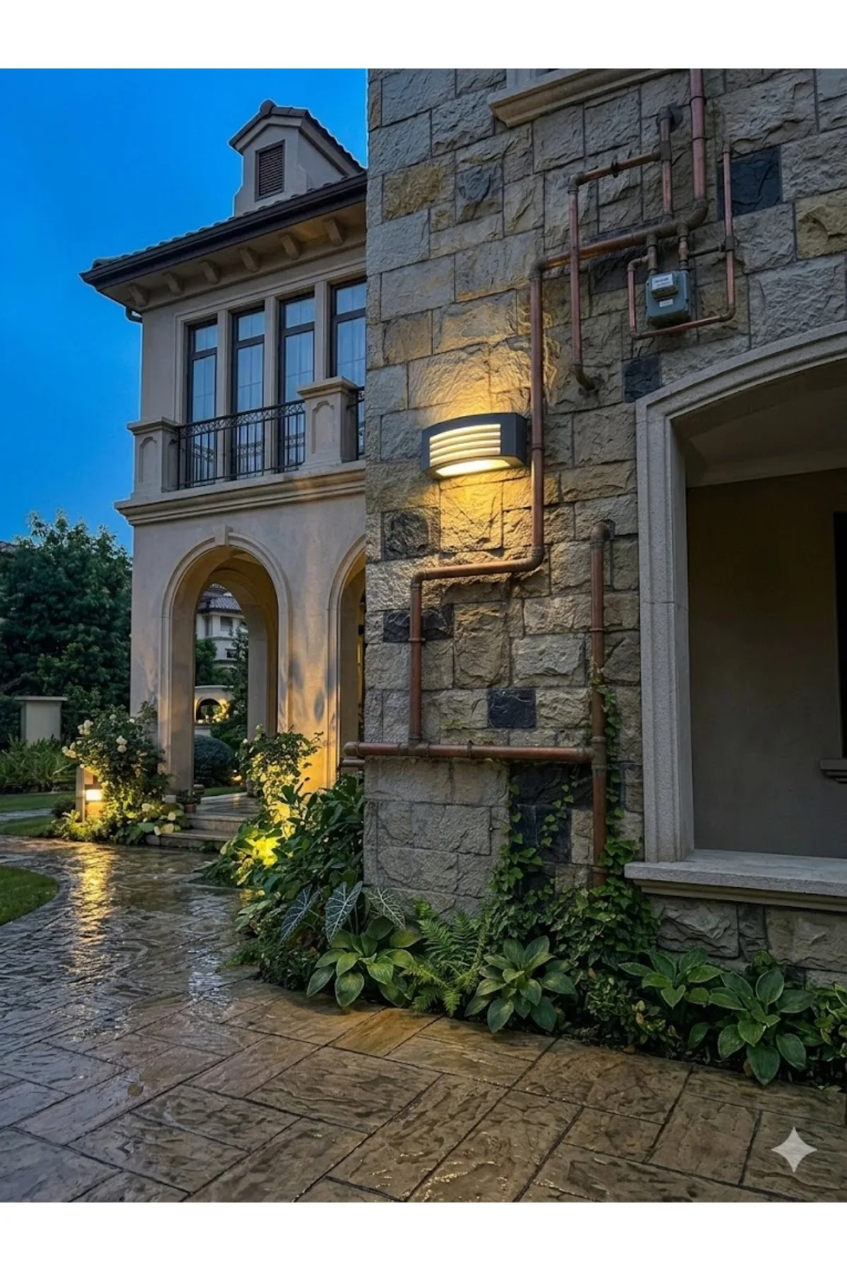 JW962 BAHÇE APLİK ALÜMİNYUM E27 IP54