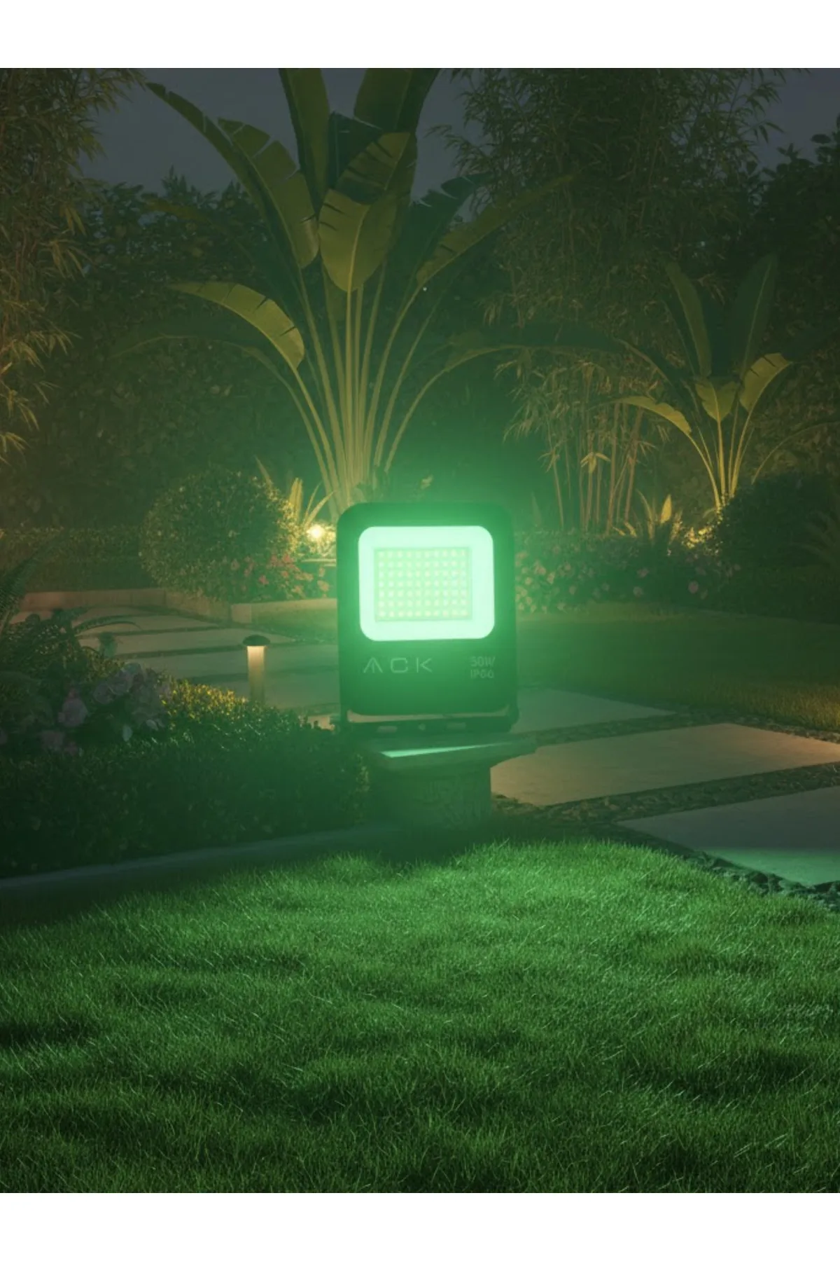 50W LED Projektör Yeşil - Görsel 2