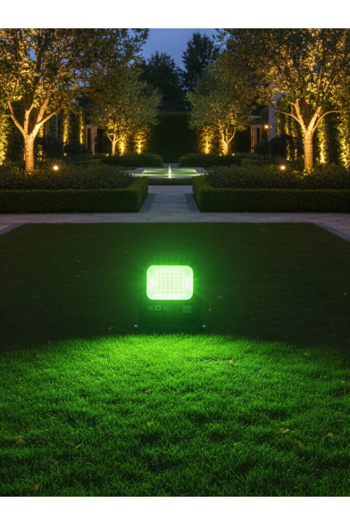 30W LED Projektör Yeşil - Görsel 2