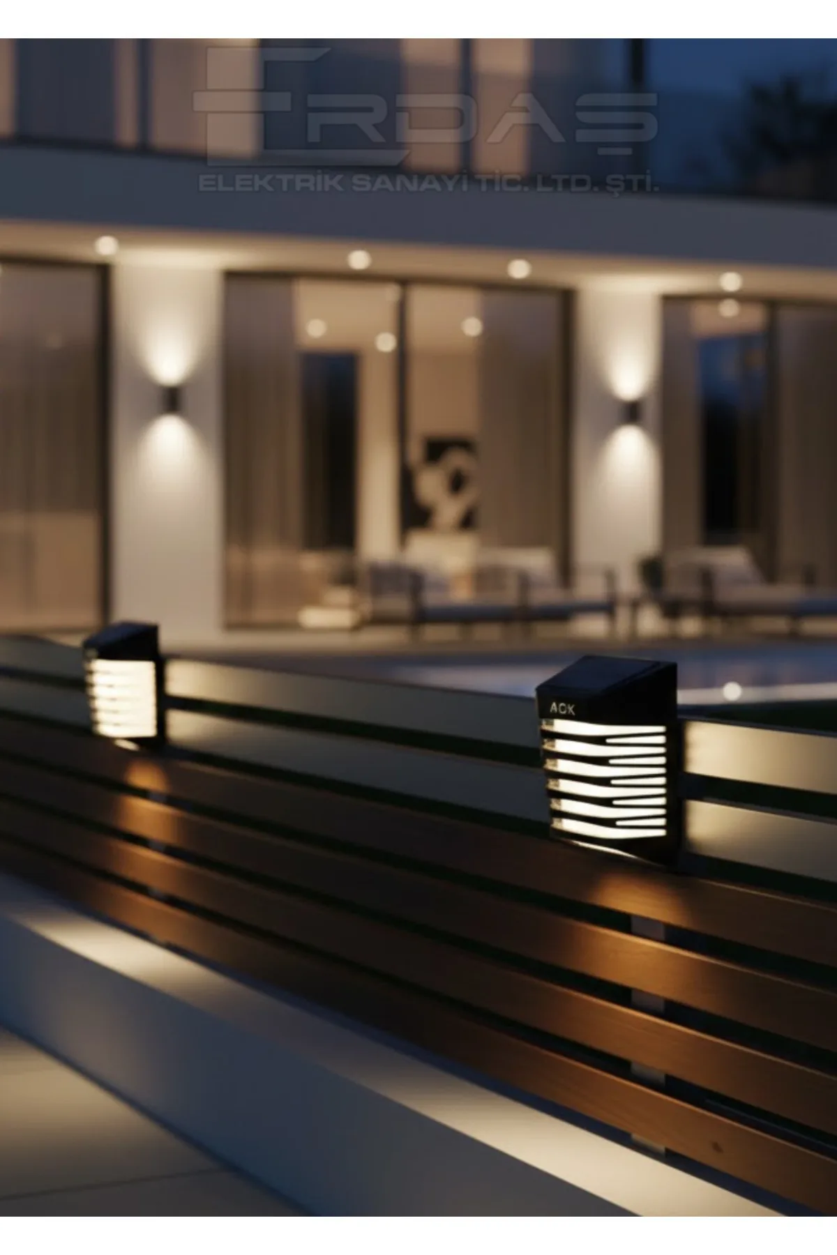 SOLAR LED ÇİT APLİK - Görsel 2