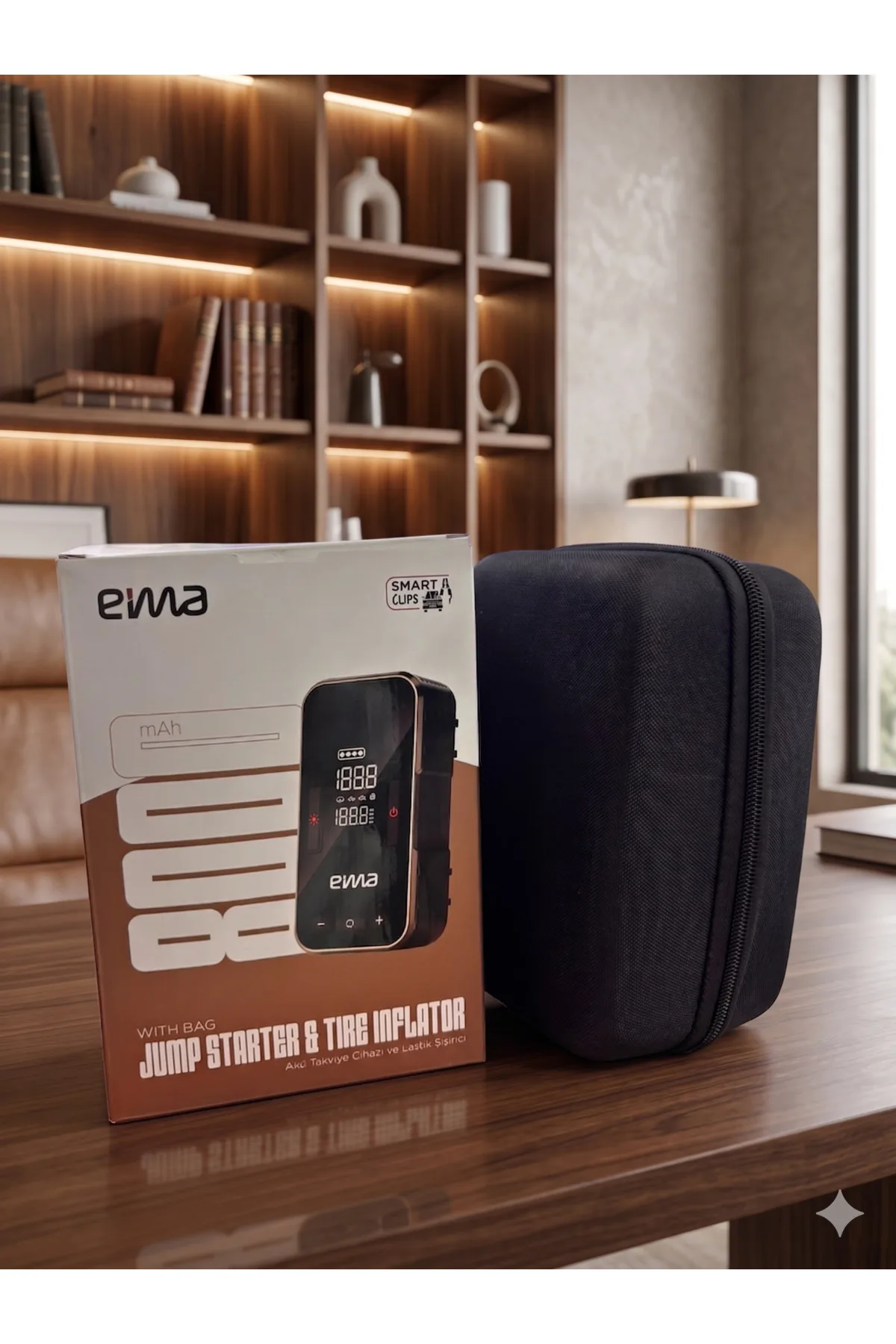 EAP-3 Akü Takviye ve Lastik Şişirme Cihazı 8000 mAh - Görsel 4