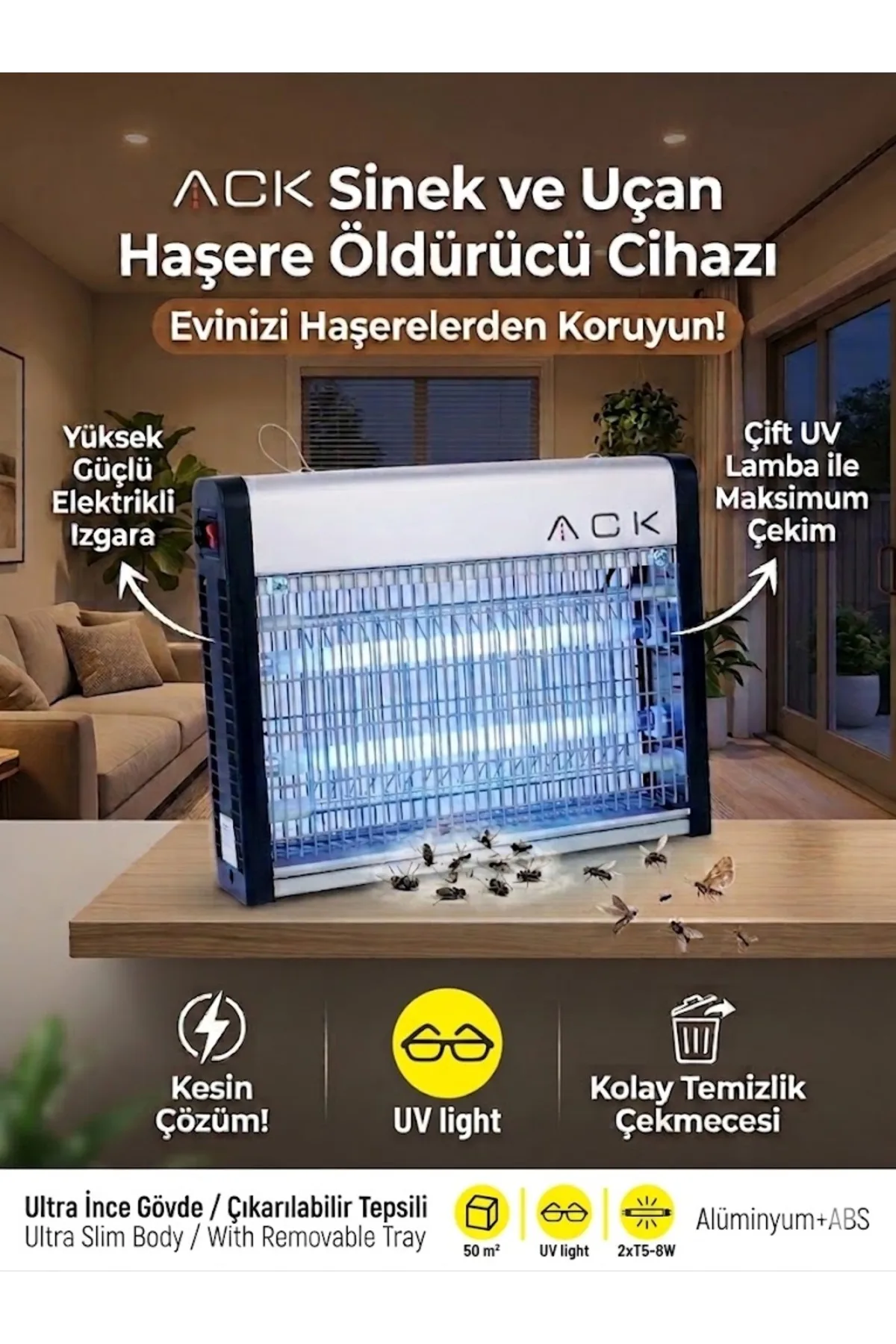 SİNEK CİHAZI HAŞERE ÖLDÜRÜCÜ ELECTRIC INSECT KILLER