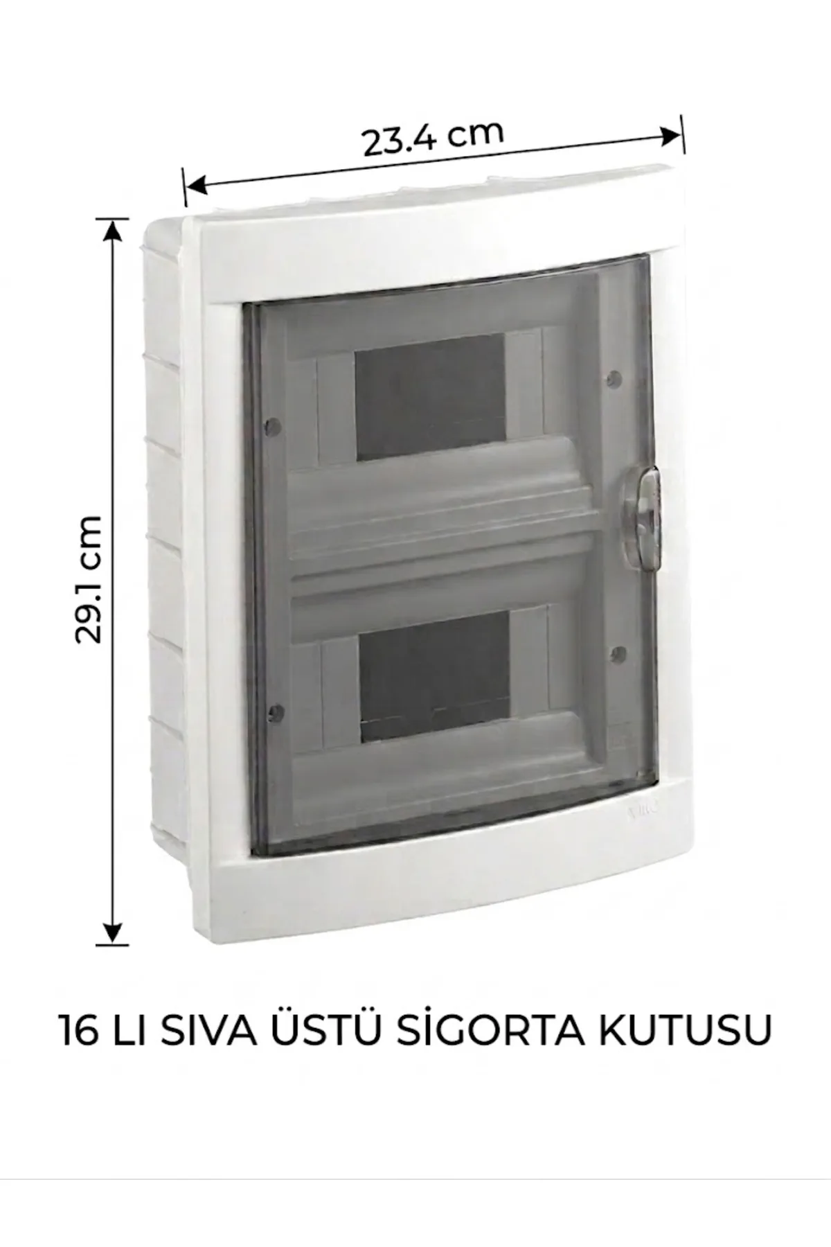 16 Lİ SIVA ÜSTÜ SİGORTA KUTUSU HALOJEN FREE