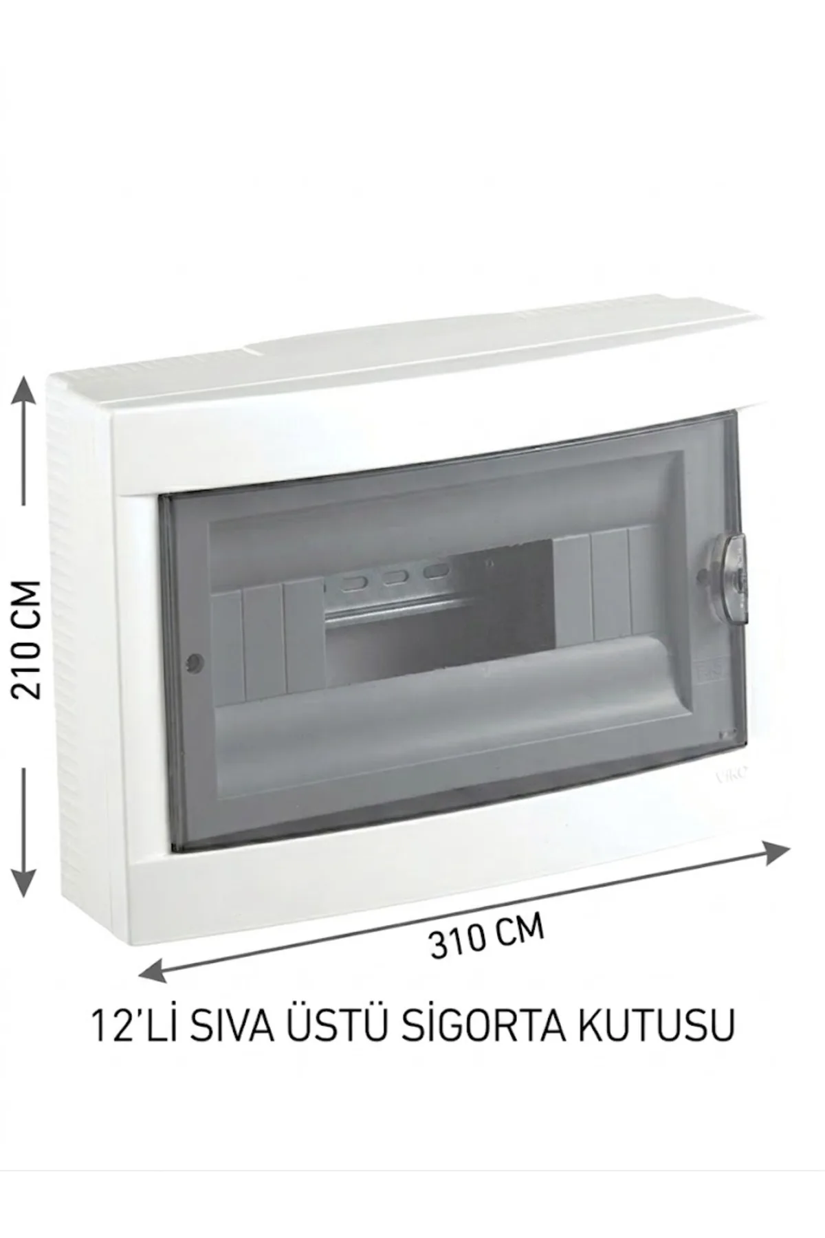 12 Lİ SIVA ÜSTÜ SİGORTA KUTUSU HALOJEN FREE