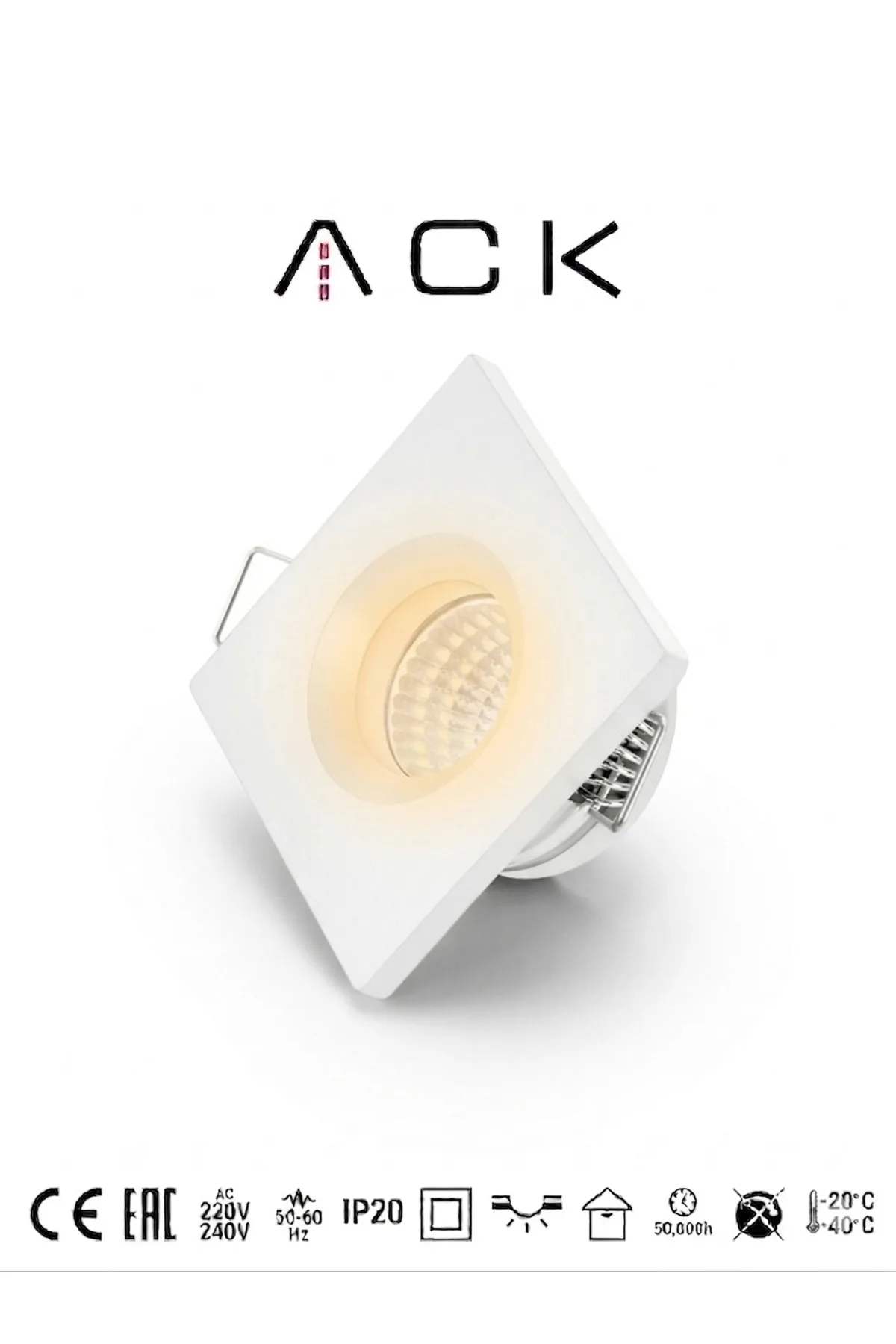 3W Alüminyum LED Mobil Spot Beyaz Kasa 3000k Günışığı