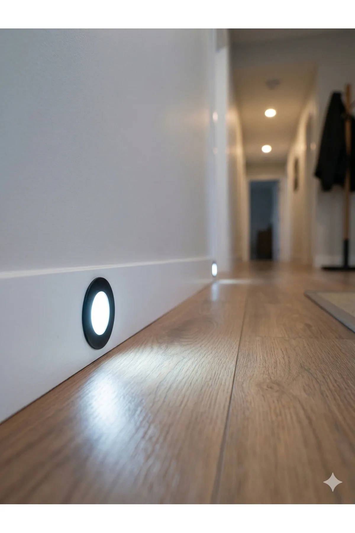 2.5W LED Mobil Spot - Gömme Tavan Spotu Siyah Kasa 6500K