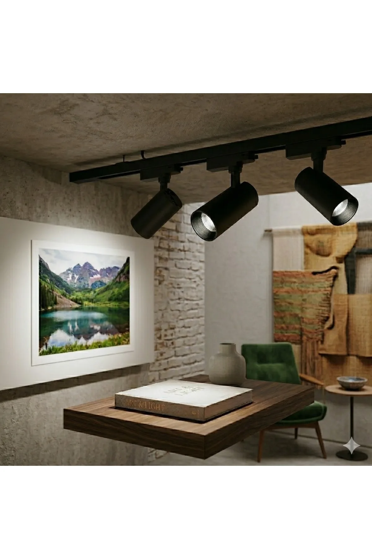 LED RAY ARMATÜR 30W SİYAH KASA 4000K