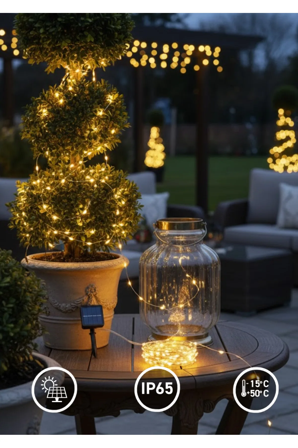 Led Solar Süsleme Işığı - Görsel 4