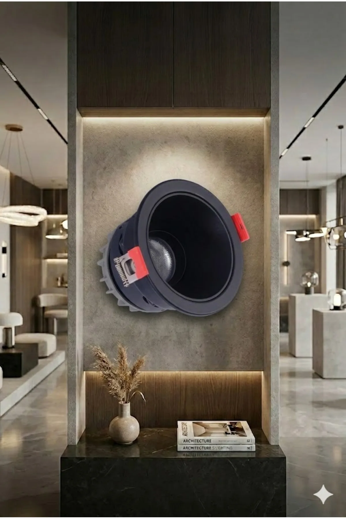 Led Spot 5W Siyah Çerçeve Gün Işığı