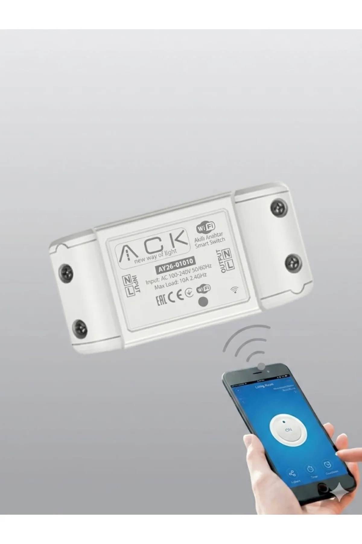 WIFI AKILLI ANAHTAR SMART SWİTCH 10 AMPER - Görsel 2