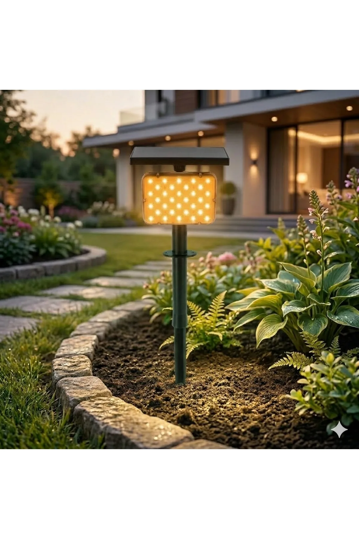 Solar LED Çim Armatürü - Görsel 2