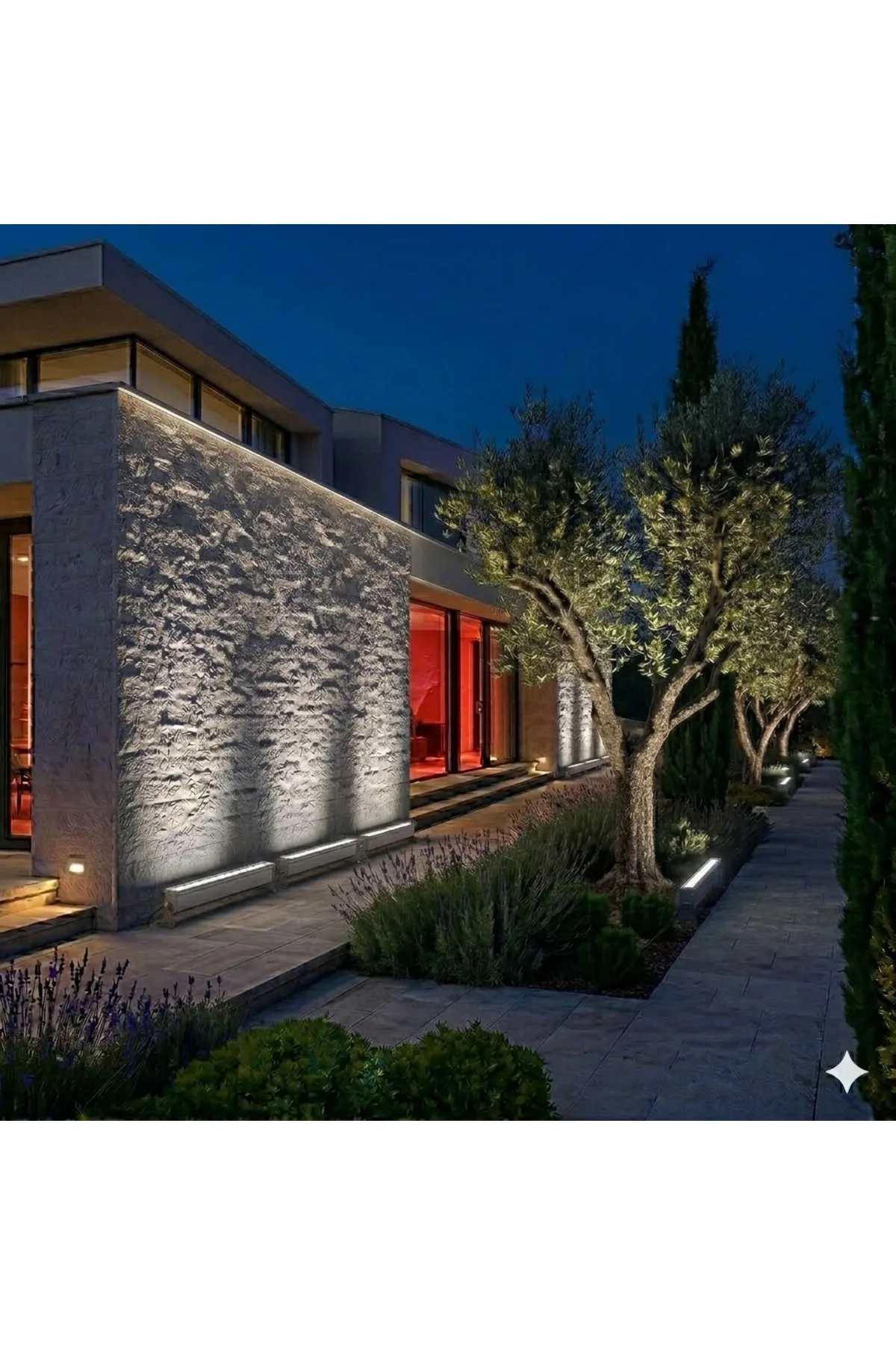 9x1W 6500K IP67 27CM LED WALLWASHER