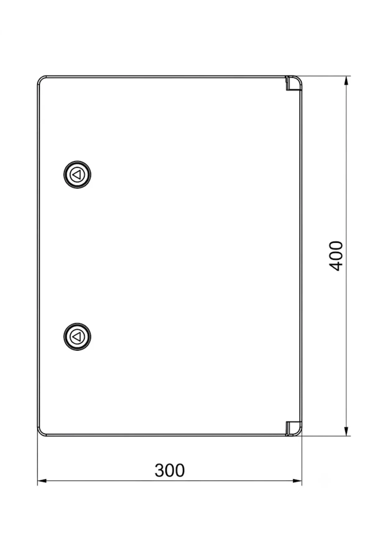 ÇETİNKAYA ÇP 5003 30x40x16,5 ABS PANO OPAK - Görsel 2
