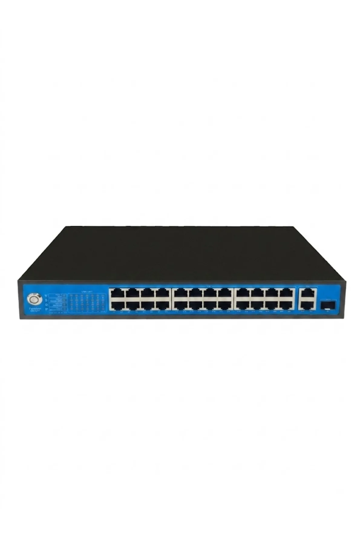 DL-3424PF 24 Ports Gigabit Uplink PoE Fiber Switch 2 Adet Gigabit Uplink Portu