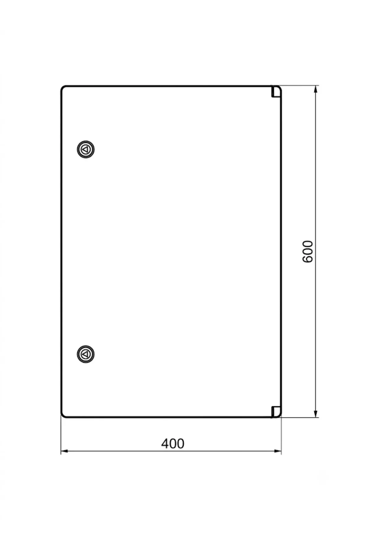 ÇETİNKAYA ÇP 5005 40x60x20 ABS Pano Opak - Görsel 2