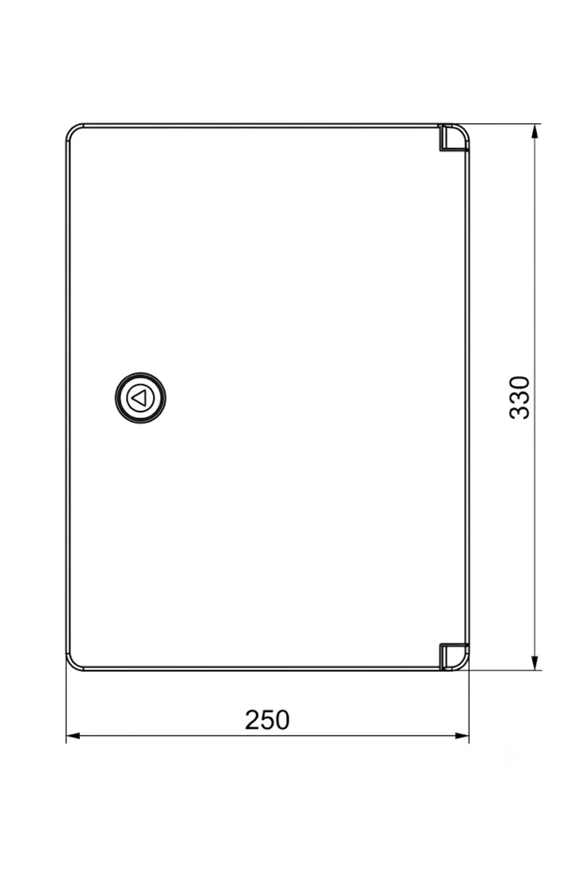 ÇETİNKAYA ÇP 5002 25x33x13 ABS PANO OPAK - Görsel 2