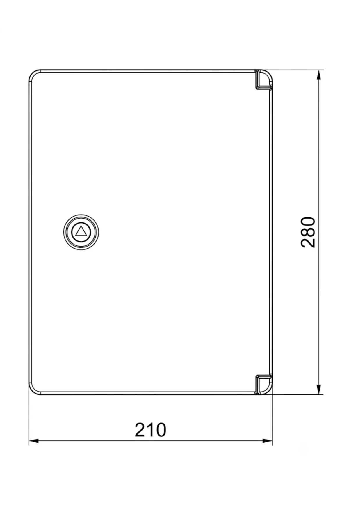 ÇETİNKAYA ÇP 5001 21x28x13 ABS PANO OPAK - Görsel 2