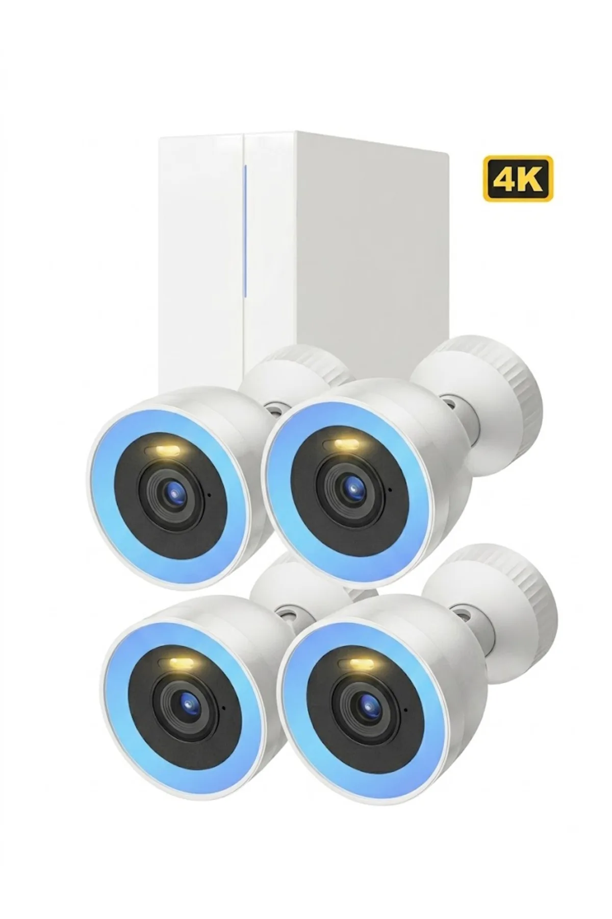 DZ-9808POE 4K POE 8’li IP KİT 8MP Çözünürlük F1.0 Süper Diyafram – Geceyi gündüze çeviren üstün ışık alımı