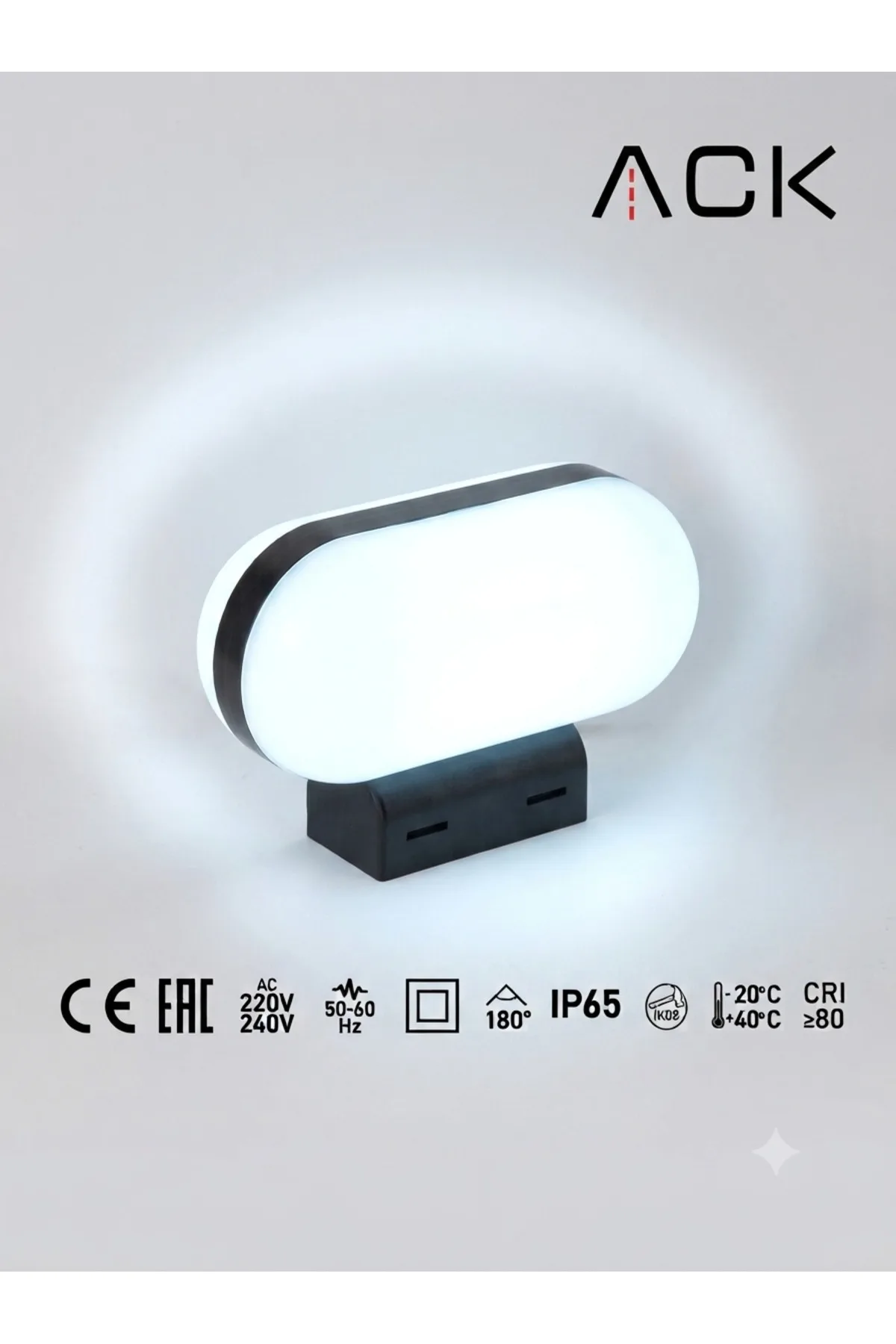 Pc Led Duvar Apliği 10W 6500K Beyaz Işık - Görsel 2
