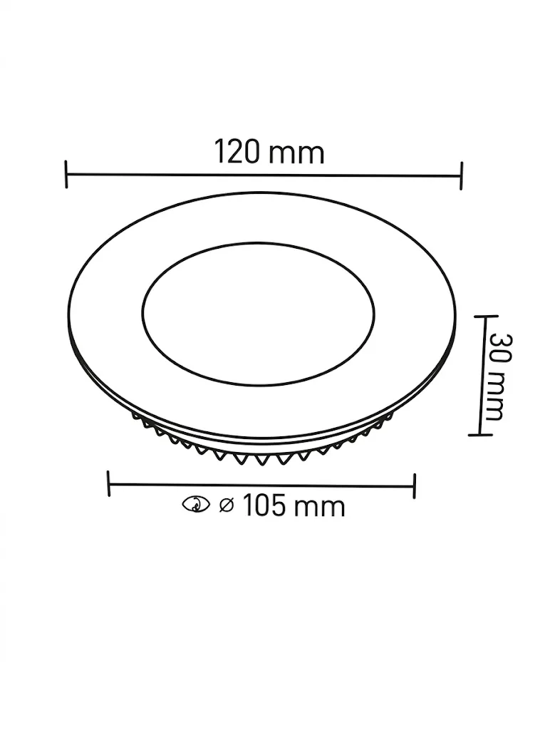 6W Sıva Altı Led Panel 4000K - Görsel 2