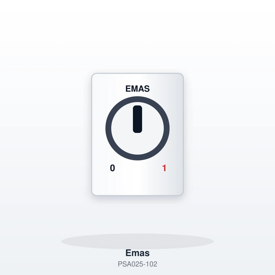 Emas 3x25A Kam Şalter (1-0-2)